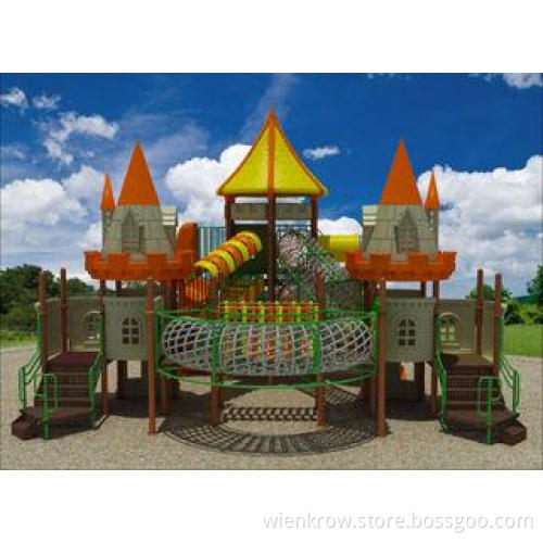 Commercial Kids Outdoor Playground Equipment Nontoxic For F
